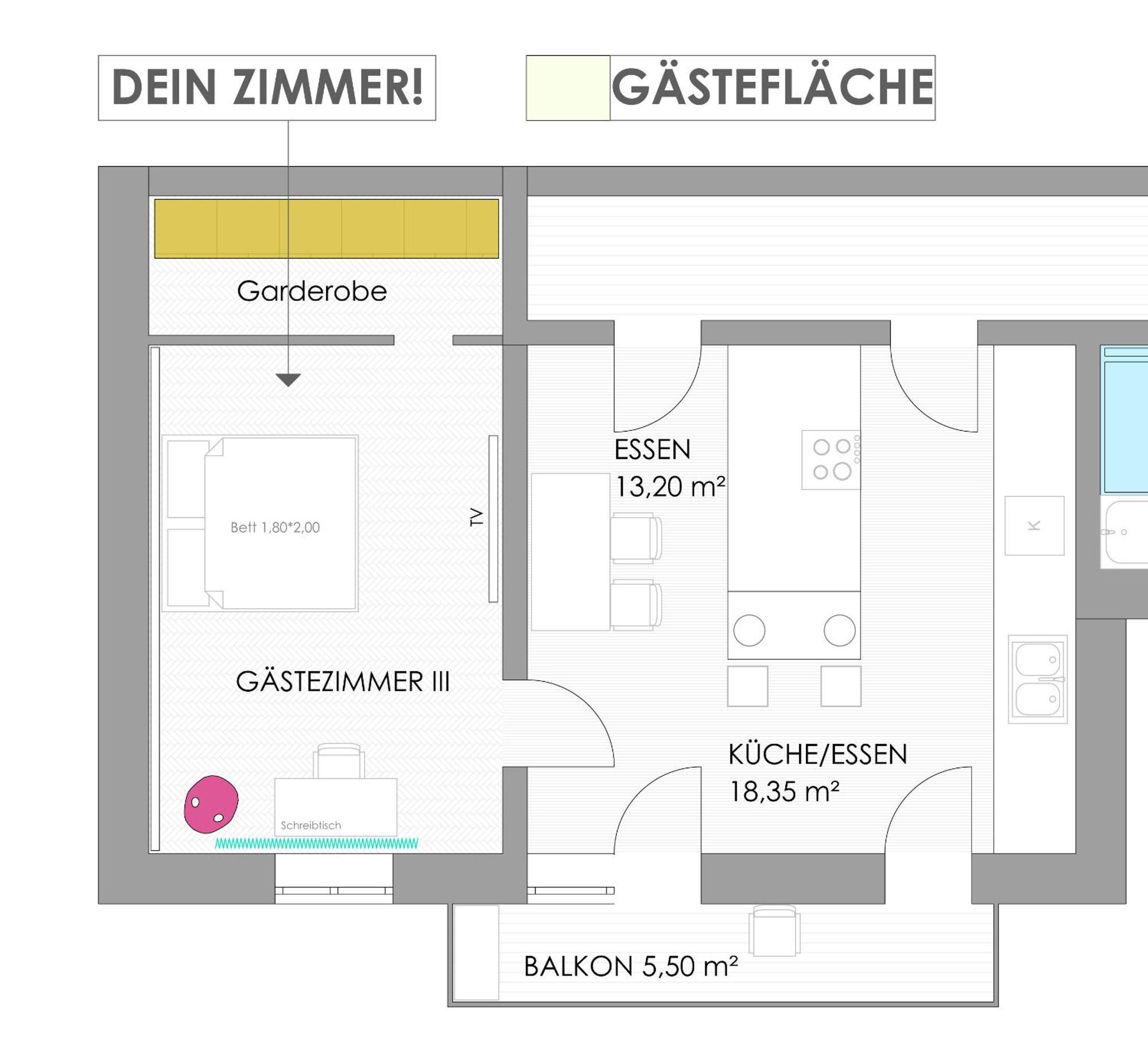 Sonniges Zimmer Mit Balkon Im Herzen Mannheims Luaran gambar