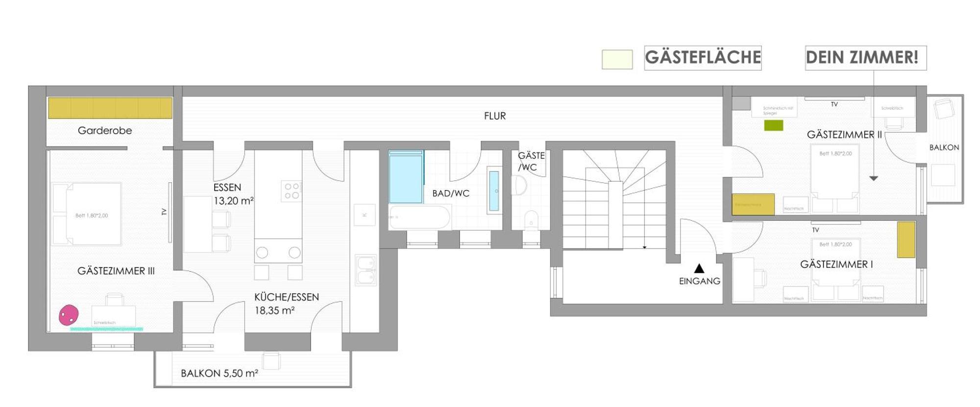 Sonniges Zimmer Mit Balkon Im Herzen Mannheims Luaran gambar